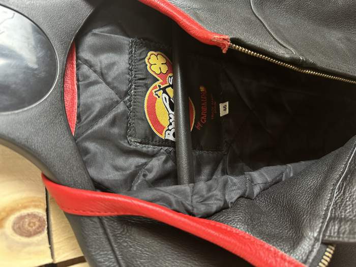 CHAQUETA T-S DE MOTO GARIBALDI YAMAHA NEGRO