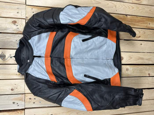 CHAQUETA T-L MOTO GARIBALDI NARANJA