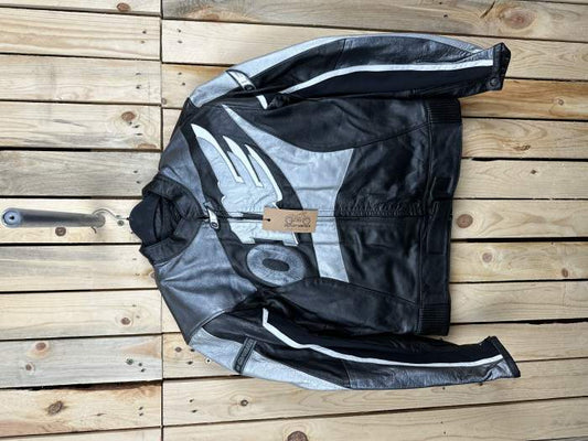 CHAQUETA T-M DE MOTO O1E NEGRA