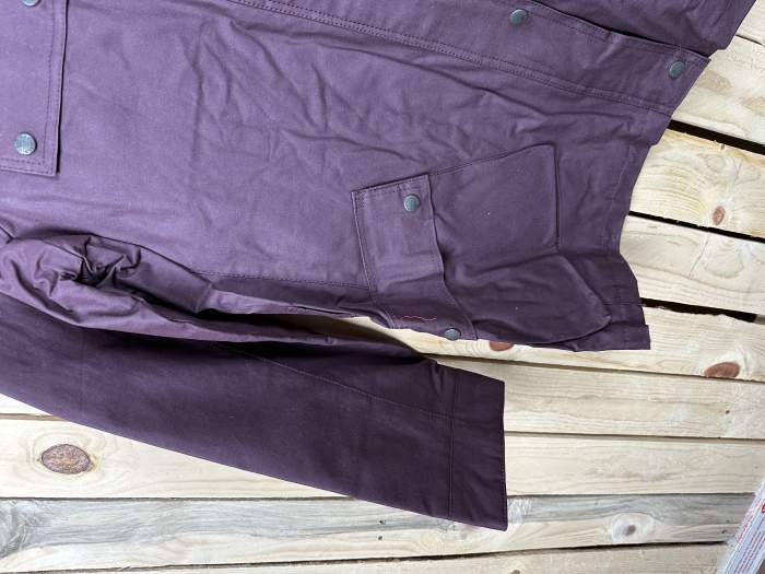 CHAQUETA T-L DE MOTO MUJER GARIBALDI BURDEOS