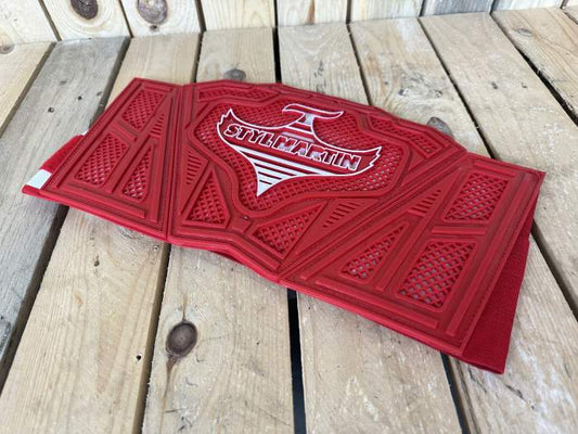 FAJA LUMBAR STYLMARTIN ROJO/BLANCO 100CM