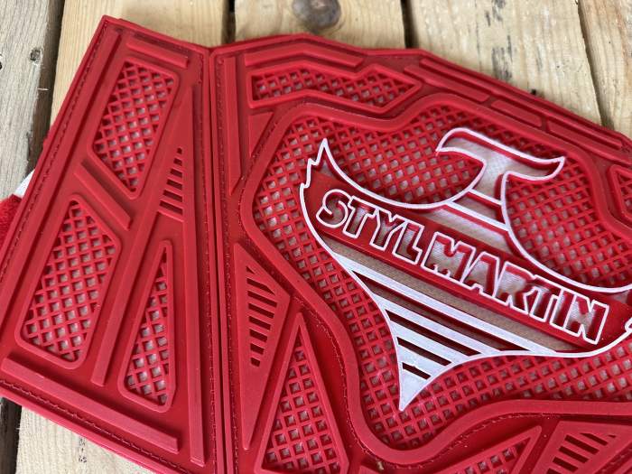 Faja Lumbar Stylmartin Rojo/Blanco 100CM