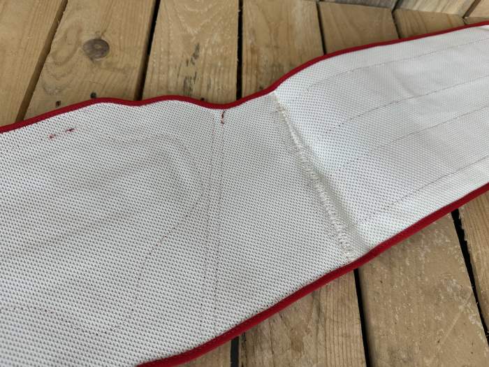 Faja Lumbar Stylmartin Rojo/Blanco 100CM