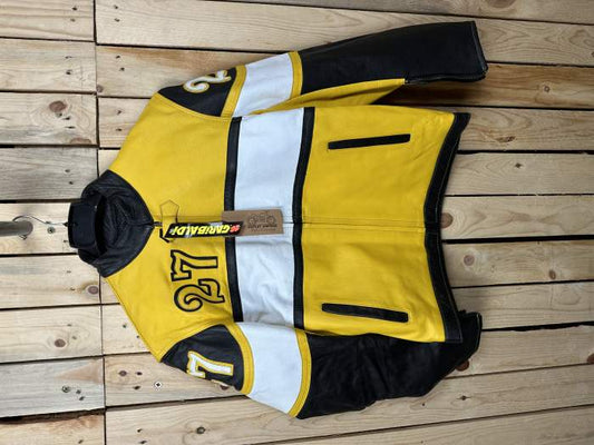 CHAQUETA T-S DE MOTO GARIBALDI AMARILLO 27 A