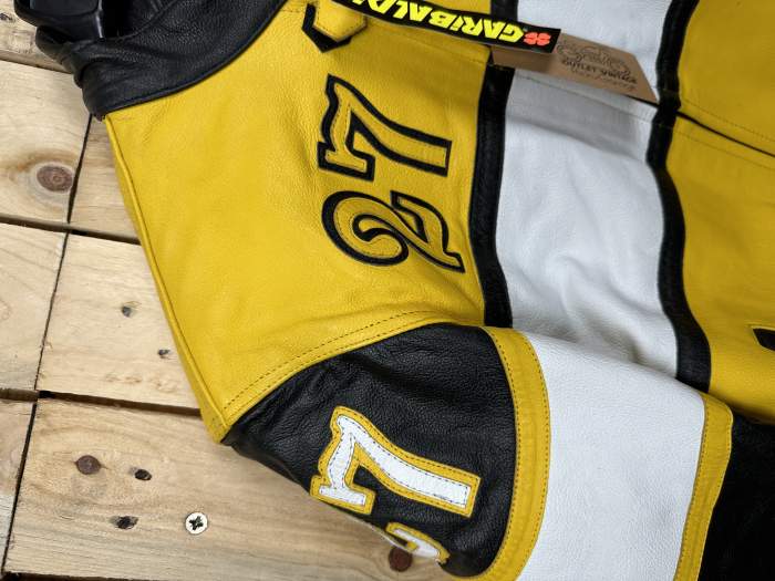 CHAQUETA T-S DE MOTO GARIBALDI AMARILLO 27 A