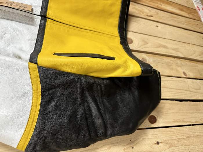 CHAQUETA T-S DE MOTO GARIBALDI AMARILLO 27 A