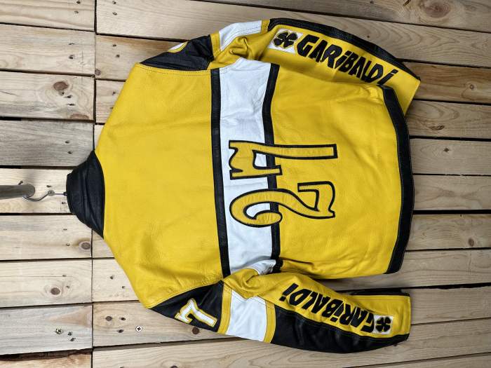 CHAQUETA T-S DE MOTO GARIBALDI AMARILLO 27 A