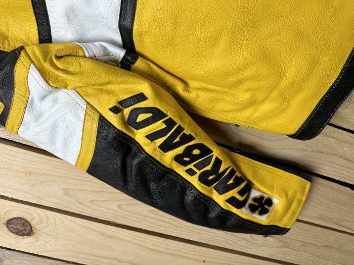 CHAQUETA T-S DE MOTO GARIBALDI AMARILLO 27 A