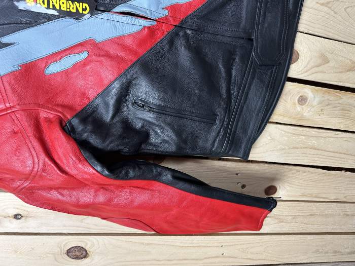 CHAQUETA T-M MOTO GARIBALDI ROJO 50