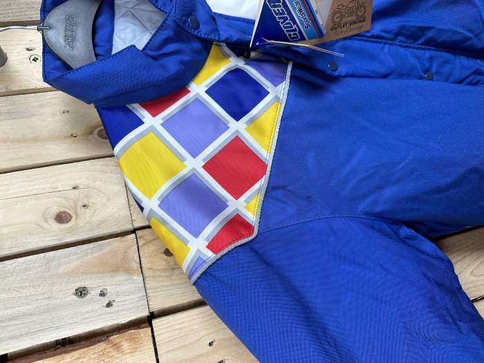 CHAQUETA T-S DE MOTO CLOVER AZUL