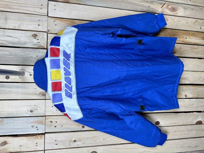 CHAQUETA T-S DE MOTO CLOVER AZUL