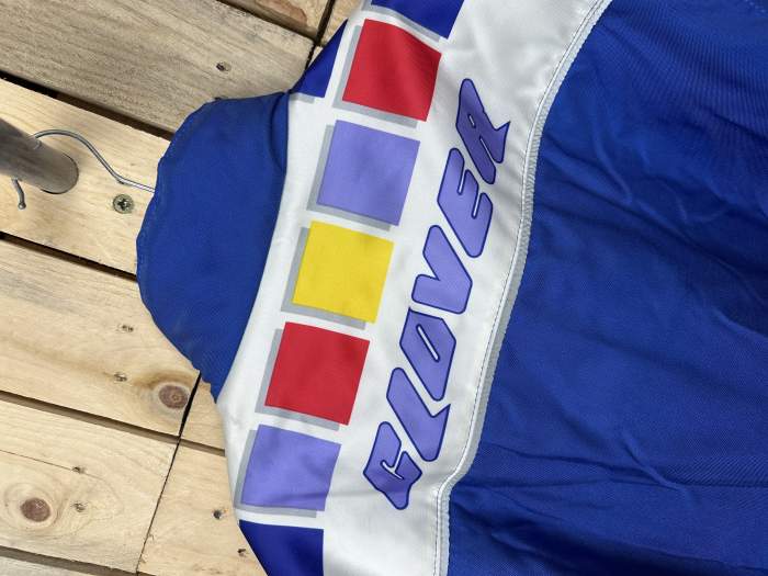 CHAQUETA T-S DE MOTO CLOVER AZUL
