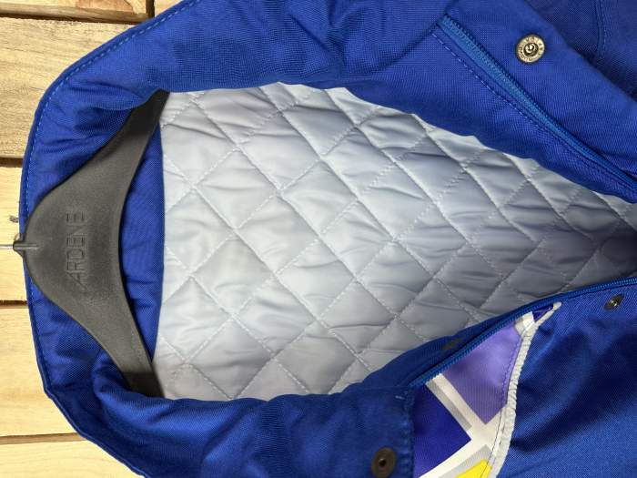 CHAQUETA T-S DE MOTO CLOVER AZUL