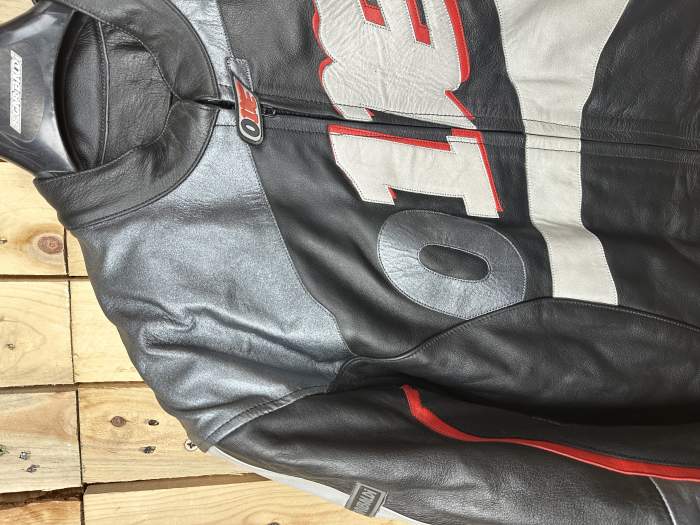 CHAQUETA T-2XL DE MOTO GARIBALDI O1E NEGRA 2