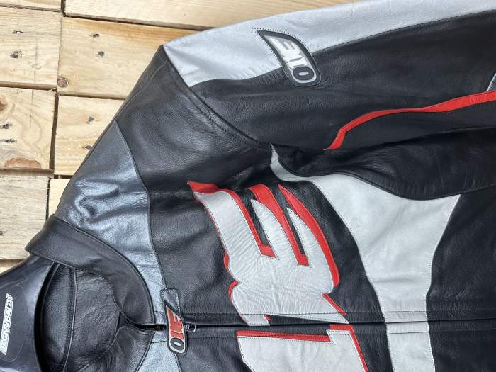 CHAQUETA T-2XL DE MOTO GARIBALDI O1E NEGRA 2
