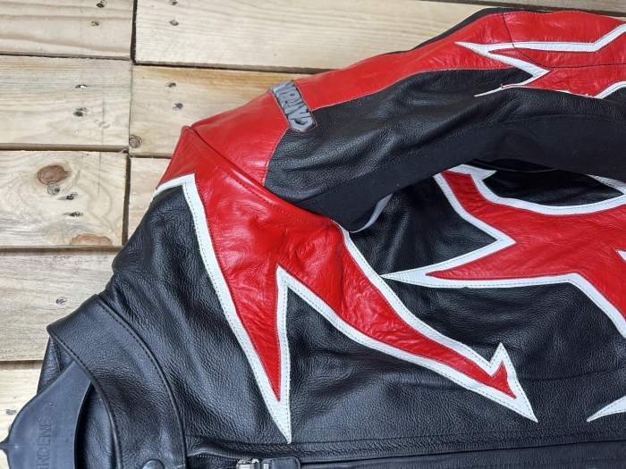 CHAQUETA T-M MOTO COMPETICION GARIBALDI ROJO 1