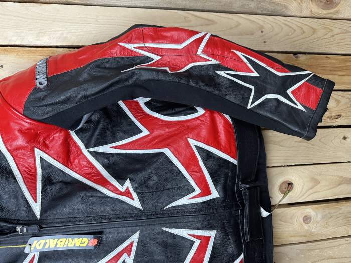 CHAQUETA T-M MOTO COMPETICION GARIBALDI ROJO 1