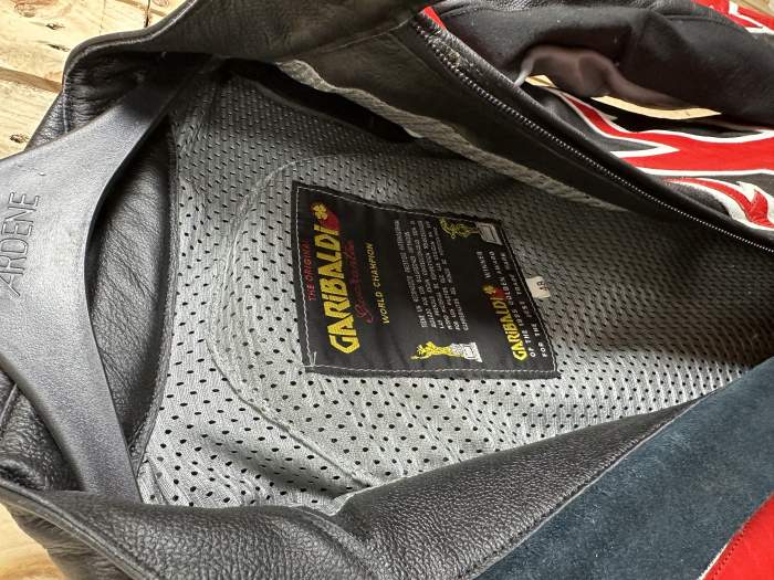 CHAQUETA T-M MOTO COMPETICION GARIBALDI ROJO 1