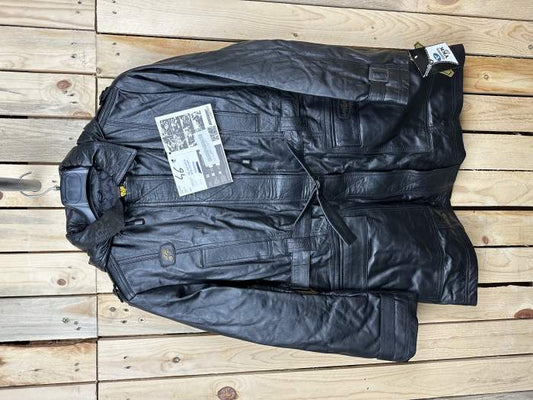 CHAQUETA T-M MUJER GARIBALDI CUERO NEGRO