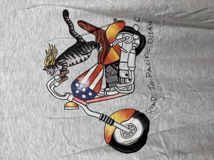 CAMISETA DE MOTO ROAD TO PACIFIC OCEAN 2XL