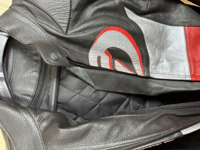 CHAQUETA T-S DE MOTO GARIBALDI ROJO 2