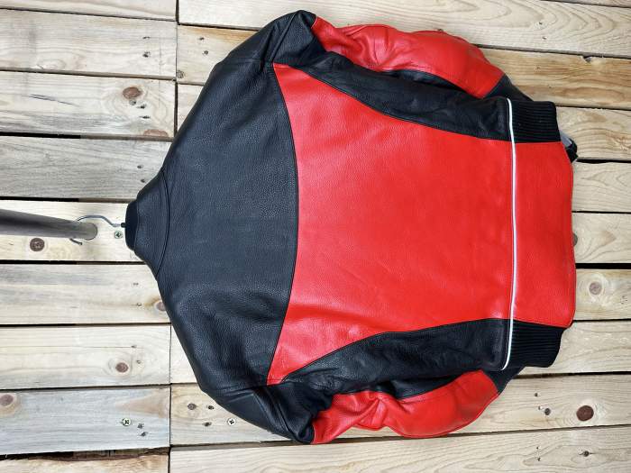 CHAQUETA T-S DE MOTO GARIBALDI ROJO 2