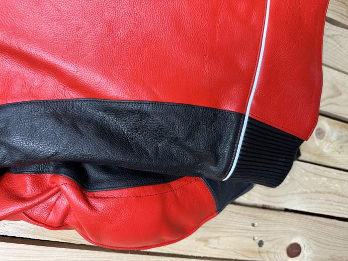 CHAQUETA T-S DE MOTO GARIBALDI ROJO 2