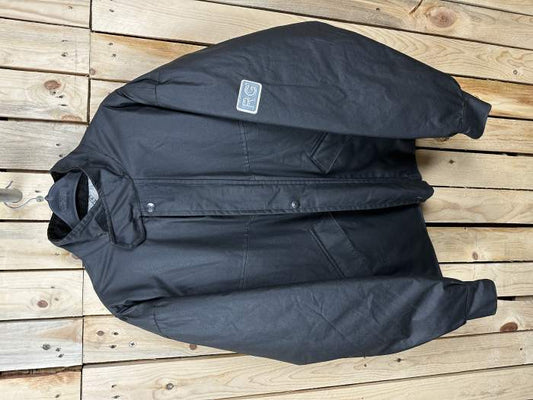 CHAQUETA T-XL DE MOTO KIWI NEGRO GRASA