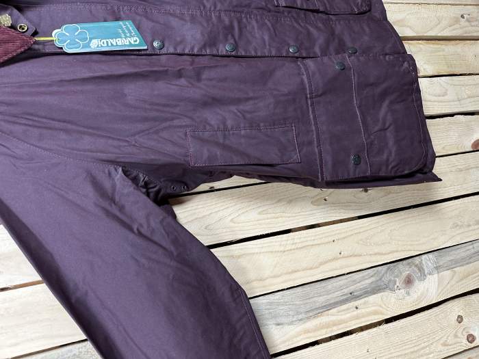 CHAQUETA T-L DE MOTO GARIBALDI BURDEOS 54