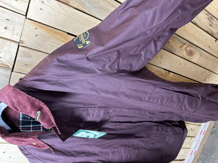CHAQUETA T-3XL DE MOTO GARIBALDI BURDEOS 62