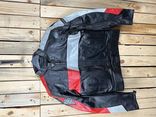 CHAQUETA T-M DE MOTO GARIBALDI NEGRA 4