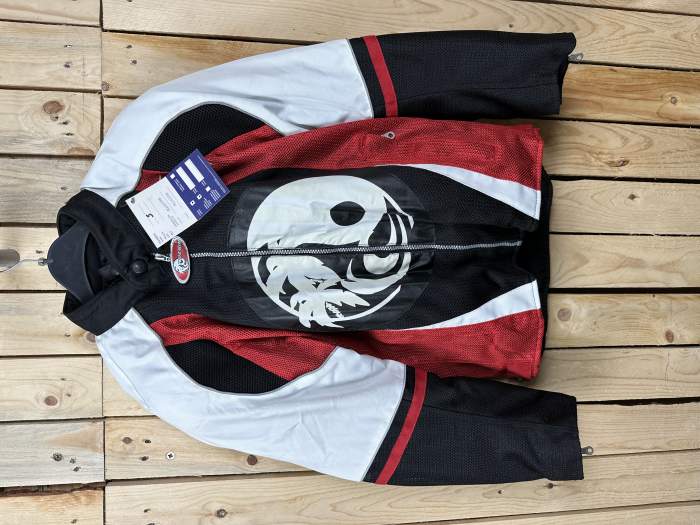 CHAQUETA T-S DE MOTO GARIBALDI PACIFIC ROJO