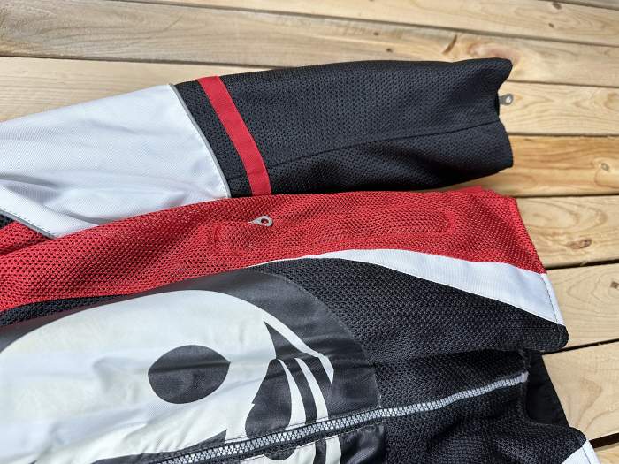 CHAQUETA T-S DE MOTO GARIBALDI PACIFIC ROJO