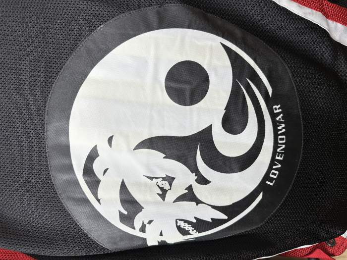 CHAQUETA T-S DE MOTO GARIBALDI PACIFIC ROJO