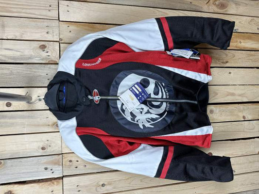 CHAQUETA T-M DE MOTO GARIBALDI PACIFIC ROJO