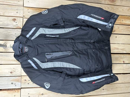 CHAQUETA T-M DE MOTO NEGRA ARROW GARIBALDI
