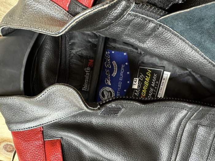 CHAQUETA T-S MUJER MOTOGARIBALDI BLUE BIKER NEGRO