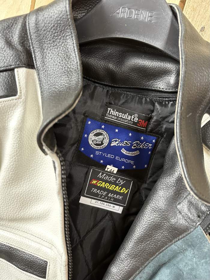 CHAQUETA T-S MOTO GARIBALDI BLUE BIKER 44