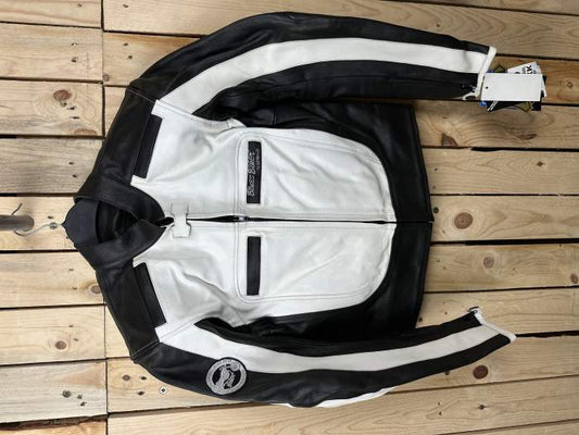 CHAQUETA T-XS MOTO GARIBALDI BLUE BIKER BLANCO