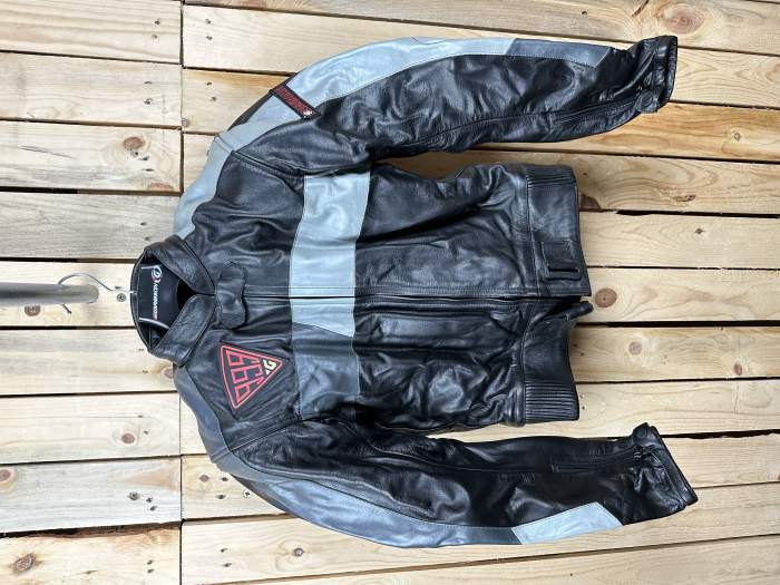 CHAQUETA T-S DE MOTO GARIBALDI NEGRA C