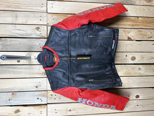 CHAQUETA T-XS DE MOTO GARIBALDI HONDA NEGRO