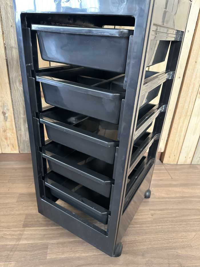 CARRITO AUXILIAR DE PELUQUERIA ZD-109B - QrBox.es