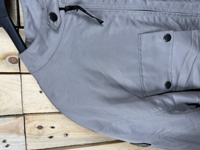 CHAQUETA T-M DE MOTO GARIBALDI GRIS IMPERMEABLE