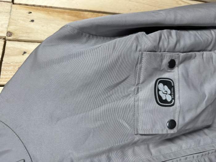 CHAQUETA T-M DE MOTO GARIBALDI GRIS IMPERMEABLE