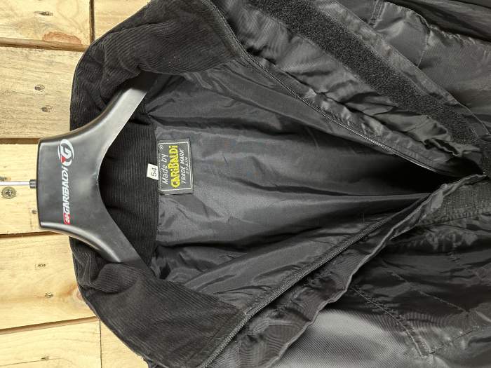 CHAQUETA T-L IMPERMEABLE GARIBALDI NEGRA 54