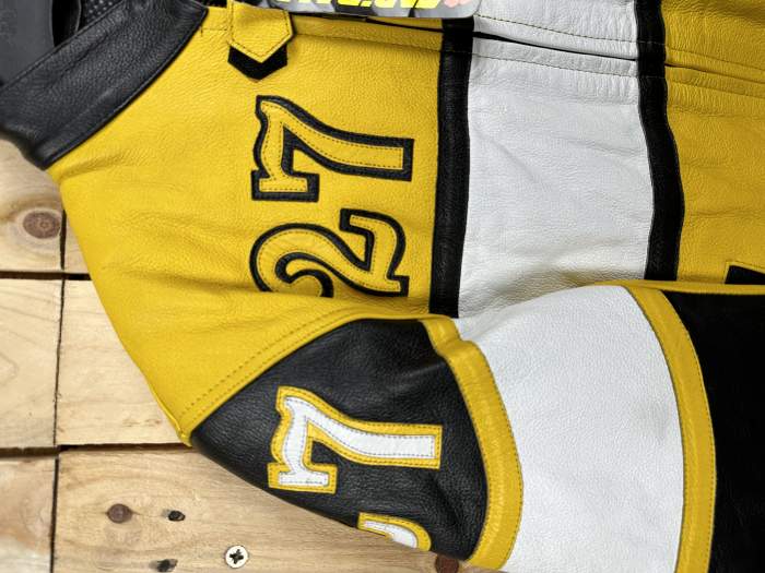 CHAQUETA T-S DE MOTO GARIBALDI AMARILLO 27 B