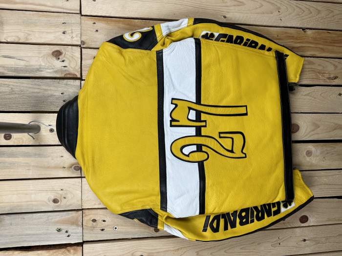 CHAQUETA T-S DE MOTO GARIBALDI AMARILLO 27 B