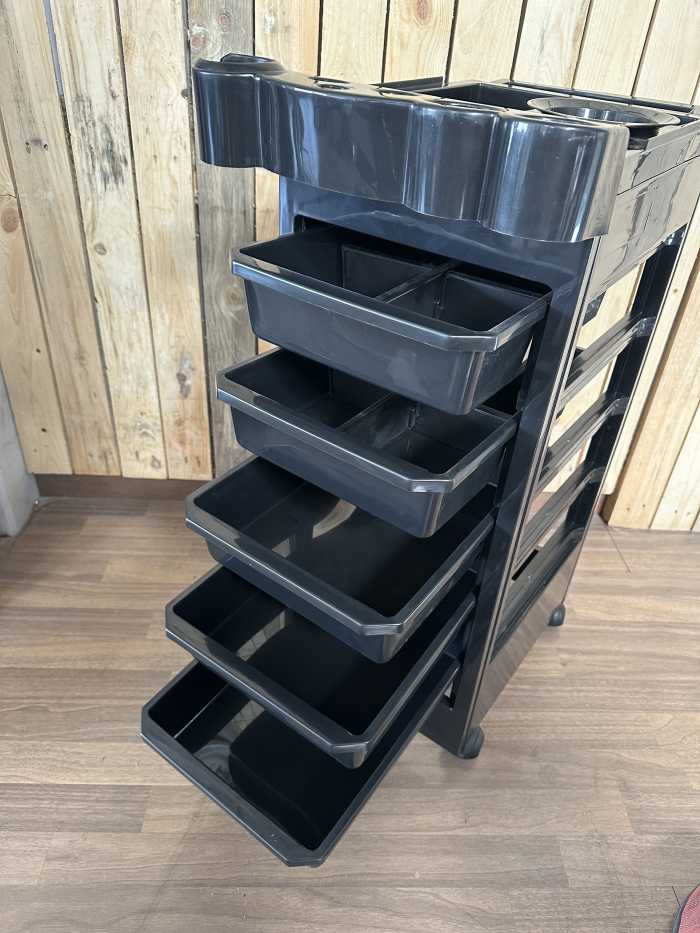 CARRITO AUXILIAR DE PELUQUERIA ZD-109B - QrBox.es