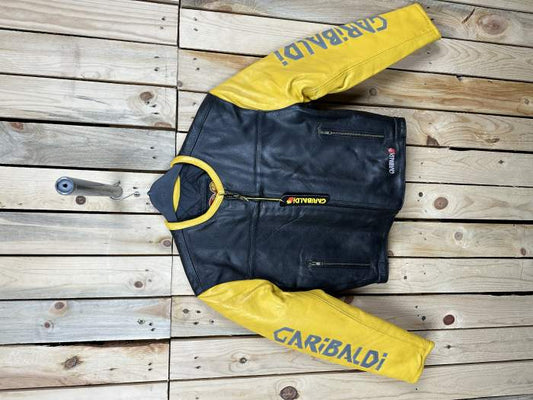 CHAQUETA T-XS DE MOTO GARIBALDI AMARILLO 1