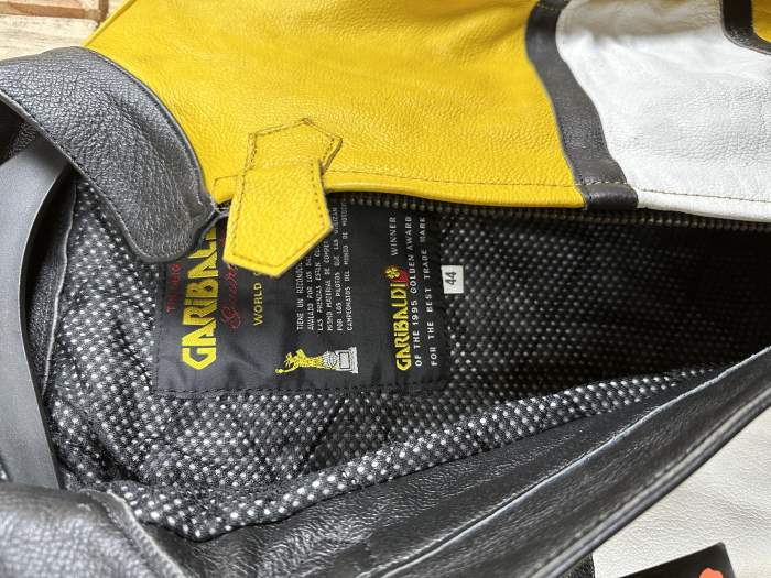 CHAQUETA T-S DE MOTO GARIBALDI AMARILLO 27 B